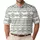 Refined Evergreen Celtic Knotwork Stripes for Classic Casual Wear and Heritage Style Men's Polo Shirt - 1