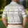 Refined Evergreen Celtic Knotwork Stripes for Classic Casual Wear and Heritage Style Men's Polo Shirt - 5