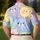 Pastel Cat Face Collage For Beach Vacations, Casual Weekends And Stylish Cat Lovers Men's Polo Shirt - 5