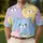 Pastel Cat Face Collage For Beach Vacations, Casual Weekends And Stylish Cat Lovers Men's Polo Shirt - 4
