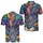 Stained Glass Cat Mosaic Art Nouveau Wear for Colorful Summer Outings and Cat Lovers Men's Polo Shirt - 2