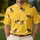 Golden Yellow Honeybee Motif for Summer Travel, Garden Parties, and Casual Weekend Wear Men's Polo Shirt - 4