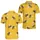 Golden Yellow Honeybee Motif for Summer Travel, Garden Parties, and Casual Weekend Wear Men's Polo Shirt - 2