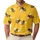 Golden Yellow Honeybee Motif for Summer Travel, Garden Parties, and Casual Weekend Wear Men's Polo Shirt - 1