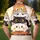 Stacked Five Cat Totem With Ginger Tabby And Black Cats For Playful Casual Outfits Men's Polo Shirt - 5