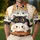 Stacked Five Cat Totem With Ginger Tabby And Black Cats For Playful Casual Outfits Men's Polo Shirt - 4