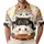 Stacked Five Cat Totem With Ginger Tabby And Black Cats For Playful Casual Outfits Men's Polo Shirt - 1