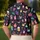Colorful Cocktail Glasses And Bar Icons For Nightlife Parties And Evening Lounge Wear Men's Polo Shirt - 5