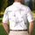 Hand Drawn Lattice Star Motif For Coastal Dates And Relaxed Summer Outings For Men Men's Polo Shirt - 5