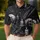 Gothic Skulls Candles And Ravens For Halloween Nights And Alternative Streetwear Men's Polo Shirt - 4