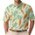 Orange Carrots on Mint Green for Summer Vacations, Garden Parties and Food Lovers Men's Polo Shirt - 1