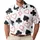 Red And Black Card Suits Casino Night Party Golf Tennis Casual Wear For Men Summer Men's Polo Shirt - 1
