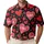 Red Love Hearts On Jet Black For Valentine's Day Dates And Romantic Casual Outfits Men's Polo Shirt - 1
