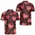 Red Love Hearts On Jet Black For Valentine's Day Dates And Romantic Casual Outfits Men's Polo Shirt - 2