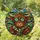 Highland Cow Stained Glass Clover Window Decor for St Patrick's Day Animal Lovers Stained Glass Suncatcher - 1