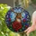 Stained Glass Stag With Red Roses Window Decor For Woodland Nature Home Lovers Gift Stained Glass Suncatcher - 2