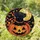 Black Labrador Pumpkin Stained Glass Halloween Porch Wall Decor For Dog Loving Homes Stained Glass Suncatcher - 1