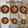Autumn Candle Pine Cone Wreath For Thanksgiving Farmhouse Mantel And Entryway Decor Stained Glass Suncatcher - 5