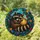 Stained Glass Raccoon With Glowing Heart Orb for Cozy Woodland Home Decor Gift Giving Stained Glass Suncatcher - 1