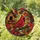 Red Cardinal Birdhouse Stained Glass Autumn Window Decor for Fall Home and Bird Lovers Stained Glass Suncatcher - 1