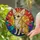 Leaded Stained Glass Chihuahua Mosaic Window Decor for Pet Lovers Housewarming Gifts Stained Glass Suncatcher - 2