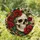 Stained Glass Sugar Skull And Red Roses Gothic Halloween Day Of The Dead Home Decor Stained Glass Suncatcher - 1