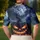 Glowing Jack O Lantern Moon Bats Graveyard Halloween Party Costume For Men Men's Polo Shirt - 5