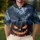Glowing Jack O Lantern Moon Bats Graveyard Halloween Party Costume For Men Men's Polo Shirt - 4