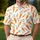 Seamless Carrot Garden Motif For Spring Easter Outings, Picnics And Casual Weekend Wear Men's Polo Shirt - 4