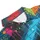 Neon Graffiti Brick Wall Street Art For Urban Festivals, Concerts And Nightlife Fans Men's Polo Shirt - 6