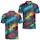 Neon Graffiti Brick Wall Street Art For Urban Festivals, Concerts And Nightlife Fans Men's Polo Shirt - 2