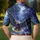 Bald Eagle Mountain Storm Sky Outdoor Adventure Gift For Nature Lovers Men's Polo Shirt - 5