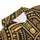 Black And Gold Geometric Medallion Motif For Resort Wear, Parties, And Evening Outings Men's Polo Shirt - 6