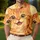 Waving Ginger Tabby Kitten For Cat Lovers Casual Weekend Outings And Thoughtful Gifts Men's Polo Shirt - 4