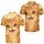 Waving Ginger Tabby Kitten For Cat Lovers Casual Weekend Outings And Thoughtful Gifts Men's Polo Shirt - 2