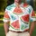 Watermelon Wedges And Pineapple Crowns For Beach Vacations And Summer Party Wear Men's Polo Shirt - 4