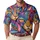 Colorful Abstract Cat Faces For Beach Getaways And Art Loving Cat Style Enthusiasts Men's Polo Shirt - 1