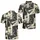 Black And Ivory Halloween Patchwork Bats Pumpkins Moons For Gothic Party Style Lovers Men's Polo Shirt - 2