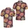 Colorful Smiley Faces for Fun Retro Casual Outfits, Summer Parties, and Gift Giving Men's Polo Shirt - 2