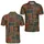 Autumn Patchwork Leaves Vintage Quilt Motif for Casual Outings and Weekend Adventures Men's Polo Shirt - 2