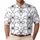 Black Botanical Trellis Floral Resort Style For Beach Dates And Summer Travel Men's Polo Shirt - 1