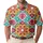 Retro Botanical Mandala Floral Lattice For Colorful Weekend And Resort Wear Men Women Men's Polo Shirt - 1