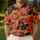 Witch Cats, Brooms And Jack O Lanterns For Halloween Parties And Spooky Fall Outings Men's Polo Shirt - 4
