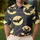 Halloween Bats And Yellow Moons For Spooky Parties And Fall Nighttime Outfit Lovers Men's Polo Shirt - 4