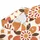 Mid Century Autumn Floral Botanical Motif For Retro Casual Wear Men's Polo Shirt - 6