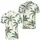 Green Coconut Palm Leaves For Resort Vacation Travel And Coastal Golf Wear For Men Men's Polo Shirt - 2