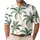 Green Coconut Palm Leaves For Resort Vacation Travel And Coastal Golf Wear For Men Men's Polo Shirt - 1
