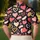 Hand Painted Hearts On Black For Valentine Date Nights And Everyday Style Lovers Men's Polo Shirt - 5