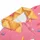 Strawberry Frosting Waffle Cone Ice Cream Look for Golf Days and Resort Casual Wear Men's Polo Shirt - 6