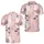 Pink Alpaca And Llama Folk Art For Casual Beach Trips, Brunch Dates And Gift Giving Men's Polo Shirt - 2